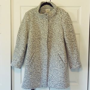 Black & White Flecked Coat
